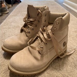 Timberland Women's Silver/Purple Combat Boots